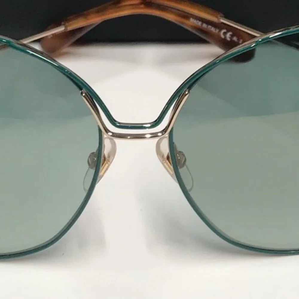 New Authentic Givenchy GV7144/S PEF/EZ Sunglasses – Green/Gold Gradient - Picture 5 of 13
